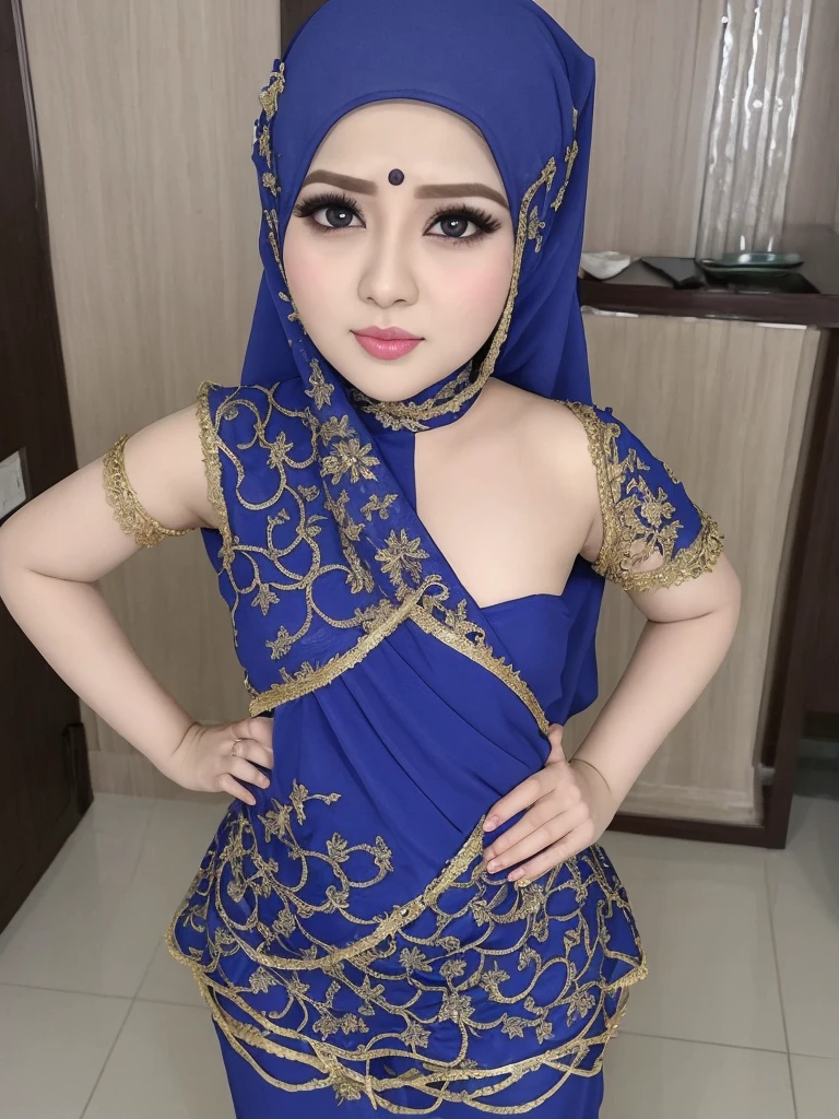 a beautiful woman wearing a detailed hijab, intricate hijab folds, beautiful smile, warm lighting, oil painting, delicate skin texture, depth of field, cinematic composition, dramatic lighting, atmospheric background, vibrant colors, (best quality,4k,8k,highres,masterpiece:1.2),ultra-detailed,(realistic,photorealistic,photo-realistic:1.37),detailed face,HDR,UHD,studio lighting,ultra-fine painting,sharp focus,physically-based rendering,extreme detail description,professional,vivid colors,bokeh