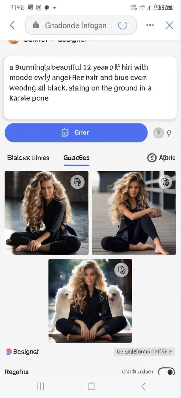 Make her look even more beautiful with black leggings and barefoot