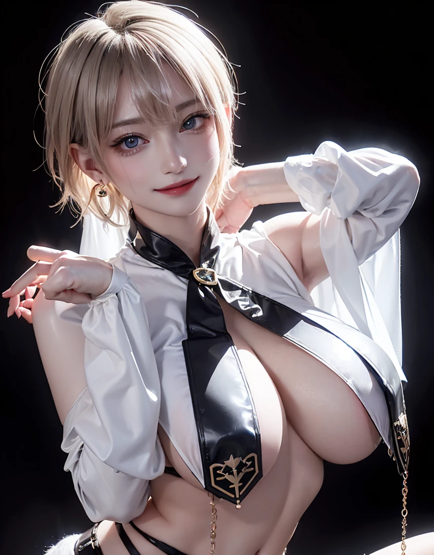 (masterpiece, Highest quality, Highest quality, Official Art, beautifully、beautiful:1.2, Cinema Lighting、Key light at 45 degrees from the front, Subsidy Light、Soft Backlight), Realistic depiction、photograph、Realistic depiction、Super Real、RAW quality、Spread your legs wide、Spread your legs wide、Squat、(Huge breasts), Sweatの滴, Wet Skin, Oily skin, Shiny肌, (((Sweat臭い:1.5、Sweatだく:1.5、vapor:1.5、steam:1.5))),Sweat:1.7,Show your armpits、


beautiful顔、Perfect round ass、the body is slim、(Accurate and detailed human body:1.5), Fit and body、Pale skin、Shiny, Bright Eyes、length eyelashes、
1 girl、alone、

accurate to the human body、Correct five-finger、The perfect human body、Knowledgeable person、Highly detailed face and skin texture、Natural neck length、(beautiful Hands)、beautiful, length, 
The perfect human body、Accurate human body、A perfect and accurate left hand、A perfect and accurate right hand、Perfect and precise fingers、


,Earrings,Large Breasts、

slim, (kind, Goddess-like eyes, happiness: 1.2), (Lip gloss, eyelash, Highest quality, Ultra-high resolution, Wide Lighting, Natural Shading), 

((gold waist chain、accessories、Chain Bikini))

Detailed Background、
Background Blur、Detailed and beautiful background

((pink & Blue Neon Black Light))、Mirror Ball Light,
 ((Place your hands behind your head.:1.5)), Blonde,
(Blondeのピクシーショートヘア:1.3)、
Accurate 5-finger、Accurate human body、Perfect human body、

(((Super big breasts:1.3))),Bold Pose、sexy、Sensually、Ecstatic face、Being spoiled and pampered、Wide leg、(Sensual ecstatic smile:1.5)、(((Dark background:1.5))),
