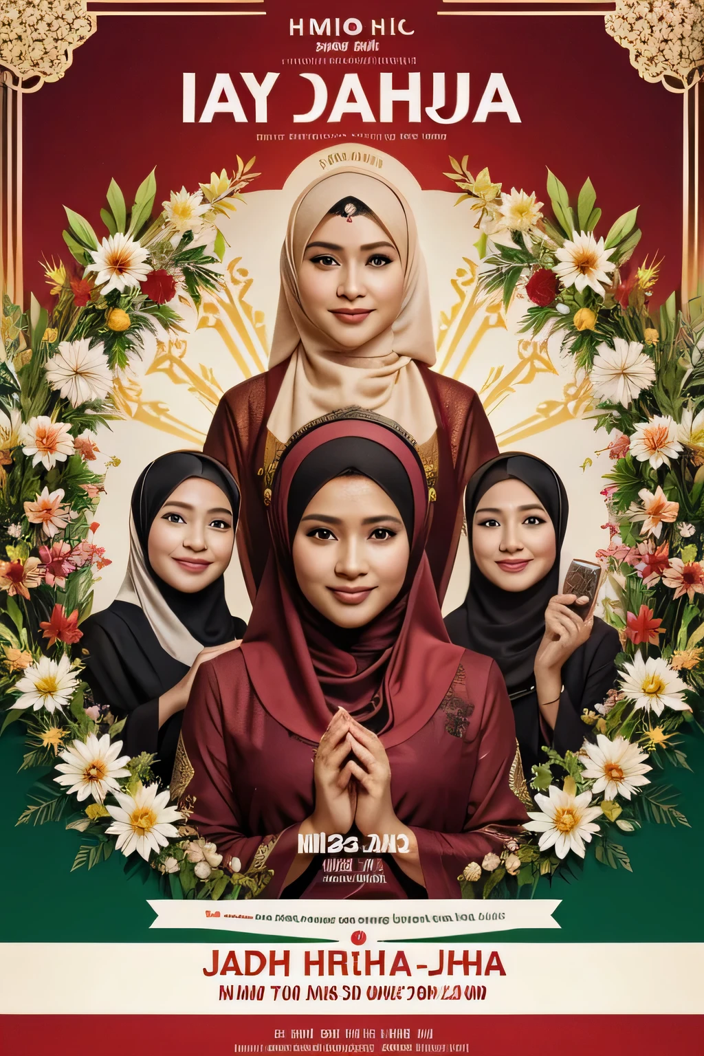 Poster ucapan selamat hari raya idul Adha 1445 H.