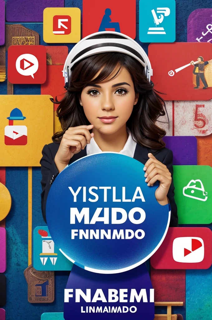 Una imagen de portada para un canal de youtube llamado ilustramente..... habla de arte y libertad financiera