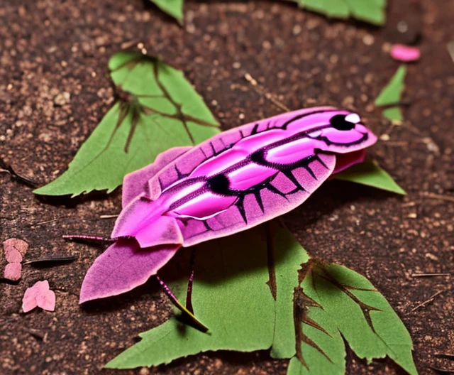 Pink Bacteria 3 Moth Monster 