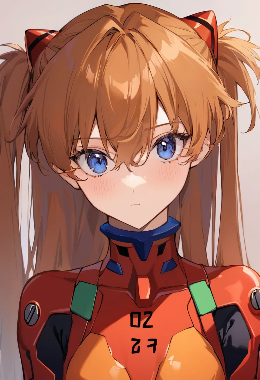 最好of质量, masterpiece,  Bodysuit, Neon Genesis Evangelion:_3.0_you_able_(no)_红色ofo, Eye mask, 白色of_background, Watching_leave, 1 Girl, reconstrution_of_Neon Genesis Evangelion, hair_Decorations, 红色of_Bodysuit, 独自of, closure_Mouth, neon_origin_Neon Genesis Evangelion, Zonglong_Asuka_langley, 简单of_background, cove红色of_clavicle, two_side_up, Plug set, upper_Body