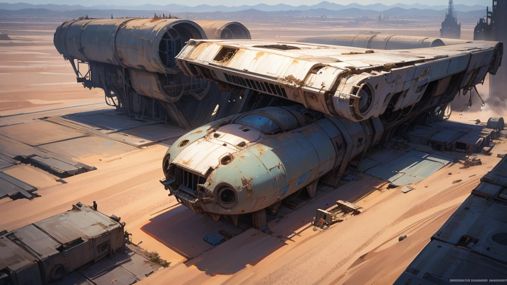 space aircraft, space ship, starship, desert, abadoned ship, disaster ship, abadoned structure, oval aircraft,