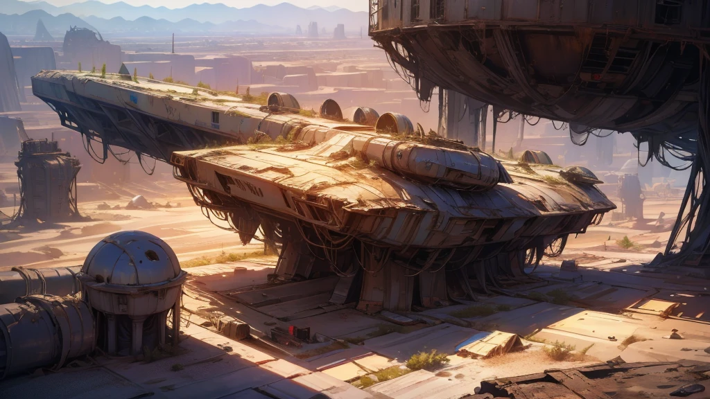 space aircraft, space ship, starship, desert, abadoned ship, disaster ship, abadoned structure, oval aircraft, covered by sand, covered by dune