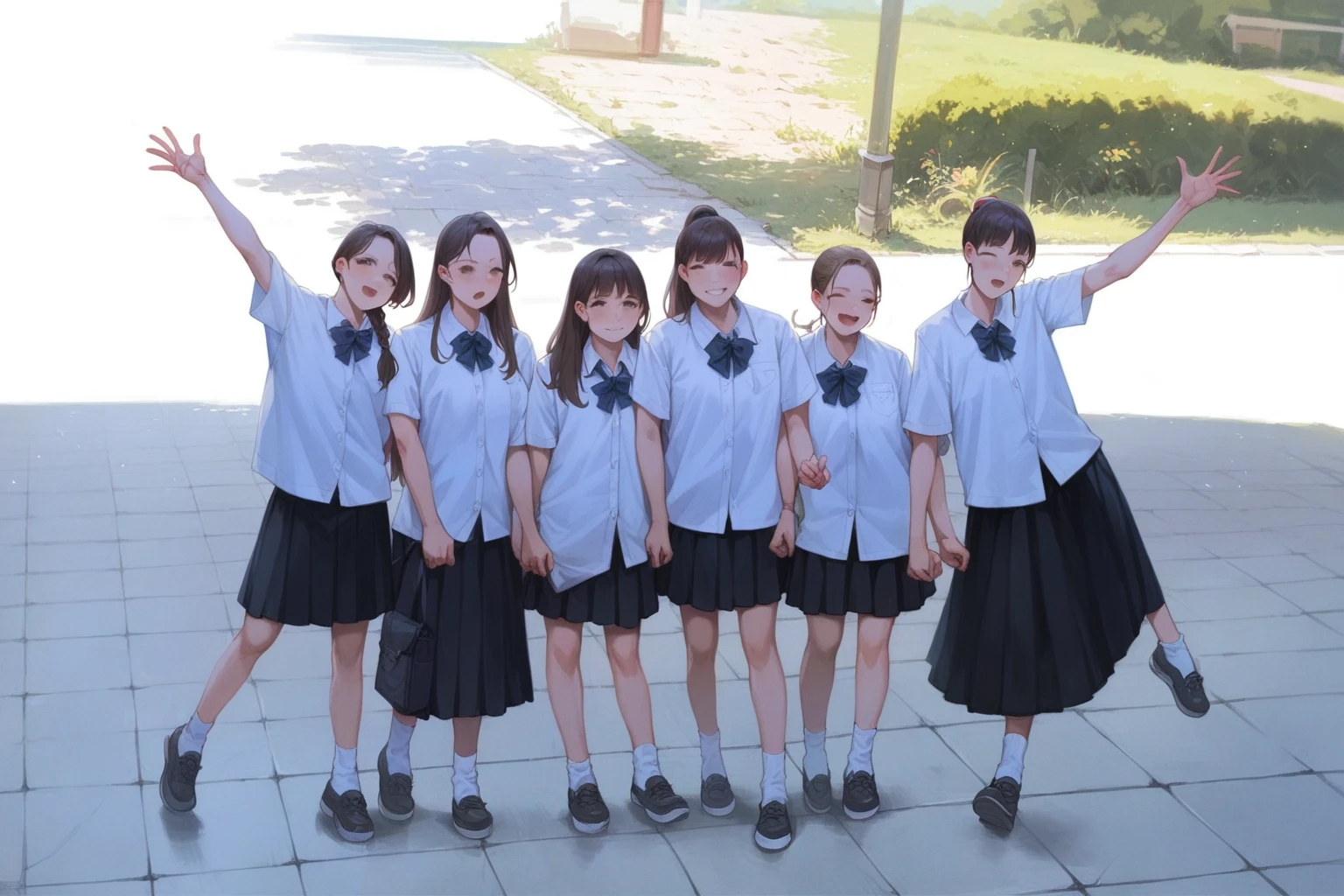 Six girls