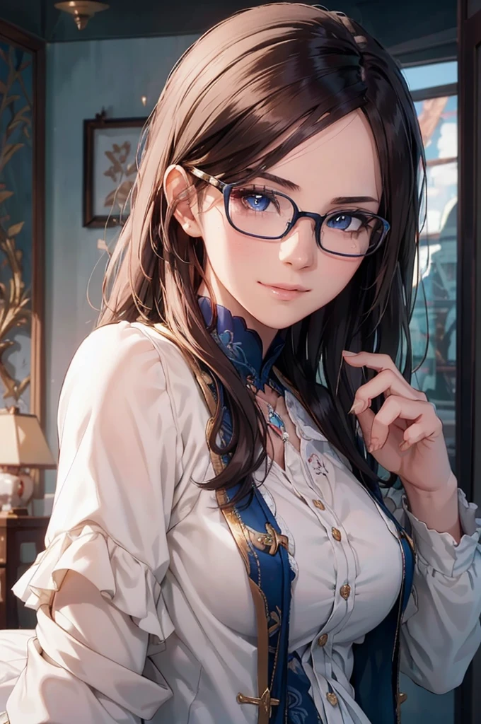 最high quality, high quality, High resolution, high quality texture, high quality shadows, High resolution, Beautiful details, Detailed CG, Detailed Texture, Realistic representation of face, Realistic, colorful, delicate, Cinematic Light, Side light, Lens flare, Ray Tracing, sharp concentrated, (1 Girl,concentrated:1.3), ( Intricate details, compensate, PureErosFaceV1:0.5), (細部まで美しいdelicateな顔, 緻密で美しいdelicateな瞳, Perfect Facial Proportions, Dense skin, Optimal ratio of four fingers to one thumb, Beautiful breasts, Beautiful Hips, Smooth upper abdomen, Tilt,Blue Eyes Glasses Mature Woman Ao dai Halong Bay cruising adventurous journey gaze of love, impregnate me, lips of temptation, A sweet smile, 30 years old, full body figure