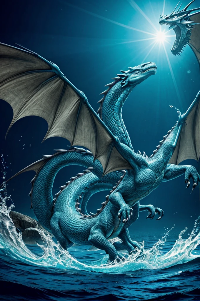 A dragon that represents water 
