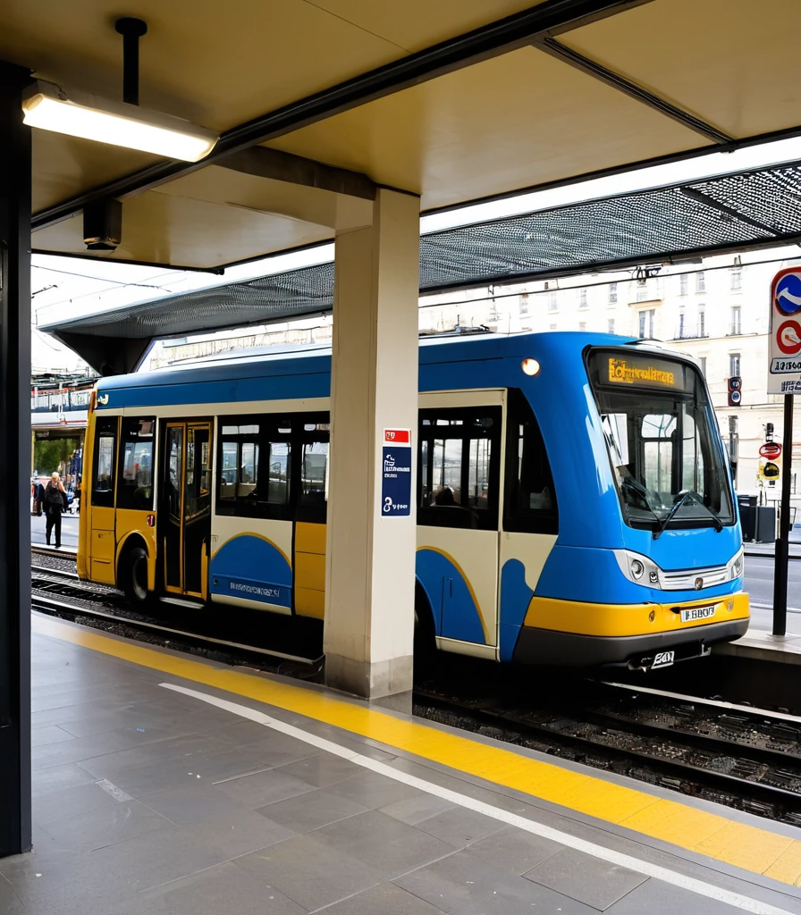 Cet endroit est un amalgame de trains, bus, métro et tramway imbriquées les uns dans les autres, forming a sort of gateway between platforms on which there are stations or bus stops. Platforms and gateways float in the void in an unexplained way. Les passerelles ne sont pas fiables car certaines peuvent changer de direction voir s'effondrer et tomber dans le vide. Sur certaines, seulement un transport peut tomber. Les plus dangereuses sont les bus car en plus d'être les plus instable, dans certains il suffit seulement d'appuyer sur le bouton "stop request" so that it unhooks and falls.