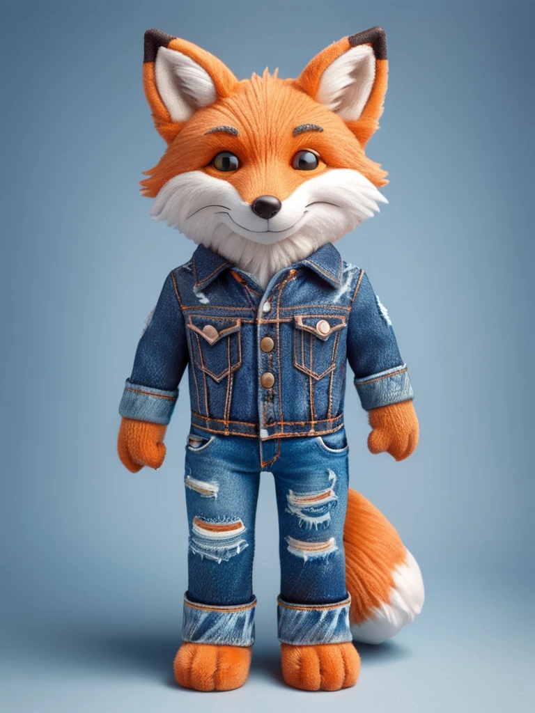 fox, anthropomorphic, ral-jeans