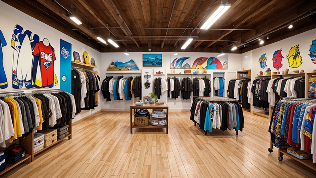 inside surf shop cartoon 