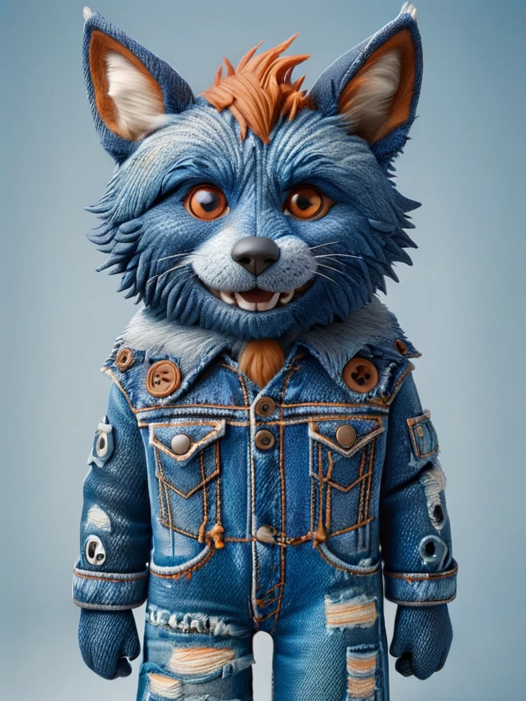 fox, anthropomorphic, ral-jeans