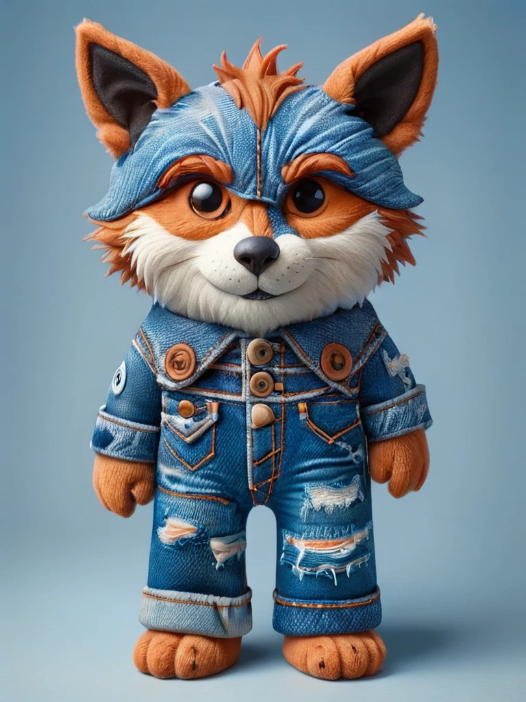 fox, anthropomorphic, ral-jeans