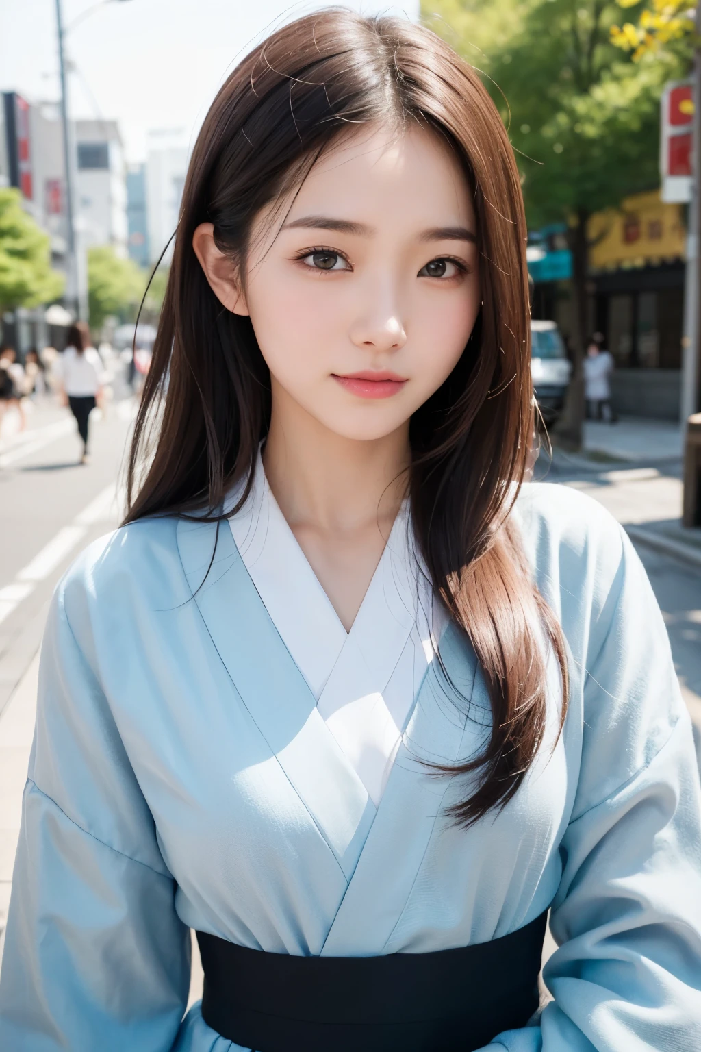 1 female，（Realistic，Realistic：1.5），（masterpiece），（Highest quality：1.4），（Hyper HD：1.2），（Raw photo：1.2），（Sharp focus：1.3），（Face Focus：1.2），Japanese Girls，Professional attire，（Young -yeld：1.（Smile：1.5），（Hairy Cut：1.6），（Beautiful Face：1.7），（Beautiful dress with attention to detail：1.4），（Professional photos of Japanese Girls&#39; breasts， （： 1.3）， （Wide open chest），Short, thin hair， （Both sides up）， （Simple gray background： 1.6）， Beautiful golden light， break， （big）， Beautiful and beautiful eyes， （Adorable），masterpiece, Highest quality, One girl,Tsukino Usagi,Gray background, gloves,
