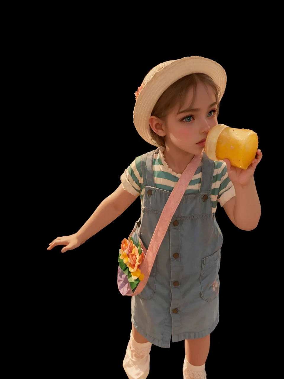 a young girl in a fantastical world, beautiful detailed eyes, beautiful detailed lips, extremely detailed face, long eyelashes, fantasy, surreal, magical realism, dreamlike, vibrant colors, dramatic lighting, cinematic, 8k, high resolution, masterpiece, photorealistic, intricate details, fairy tale, digital art