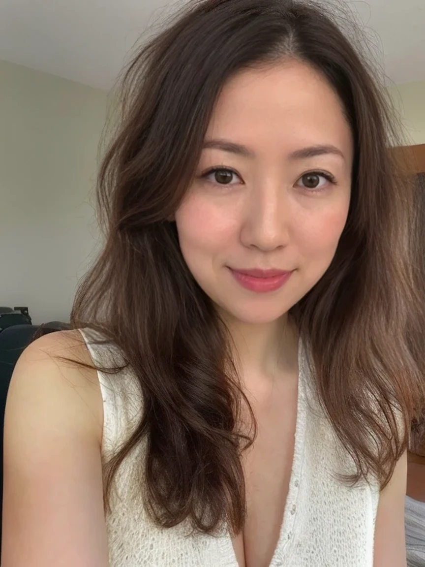 ((face portrait)), RAW, analog, Nikon Z 85mm,((best quality)), ((masterpiece)), ((realistic)), vintage image, sharp focus, high detail, photorealistic, realistic, beautiful, extremely detailed, photo_\(ultra\, 8k uhd, SEMI-SILHOUETTE light,god rays, highres, gorgeous japanese woman, 40 year old, (long black straight hair), brown eyes, 40 year old body, perfect physique, perfect waist, big hips, big ass, huge natural breasts,