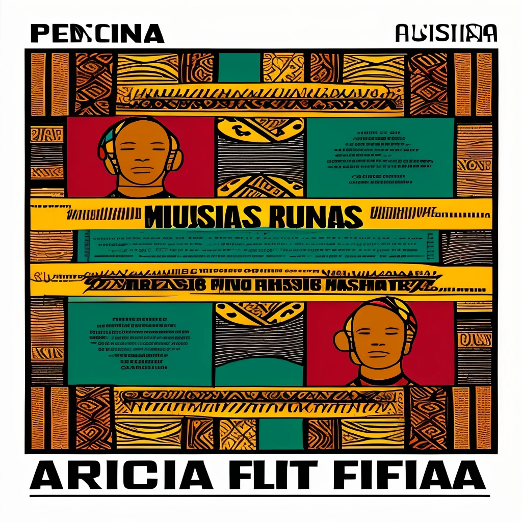 Capa para playlist de musicas africanas 