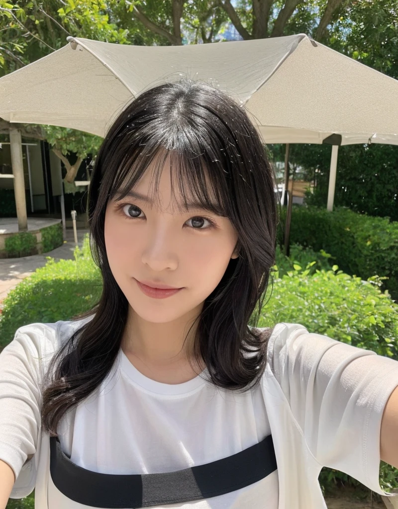 nswf,(wearing ,t-shirt:1.3),{{{{see through:1.5}}}},{{t-shirt are wet with water}},{erect nipples},Top quality, 1 beautiful Japanese woman, ,high school student,(18 years old),medium hair, (Black hair:1.2), Ultra-realistic capture, Highly detailed, High resolution 16k close-up of human skin. Skin texture must be natural, With such detail that pores can be finely identified. Skin should look healthy, In a uniform tone. Use natural light and color,