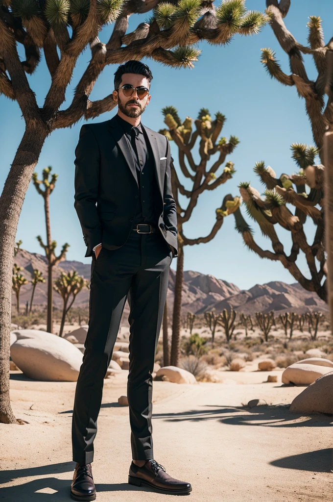 Stylish Photos of This Man in Joshua Tree National Park