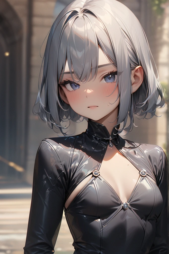 ((Best quality)), ((masterpiece)), (detailed), small bare breasts uncensored