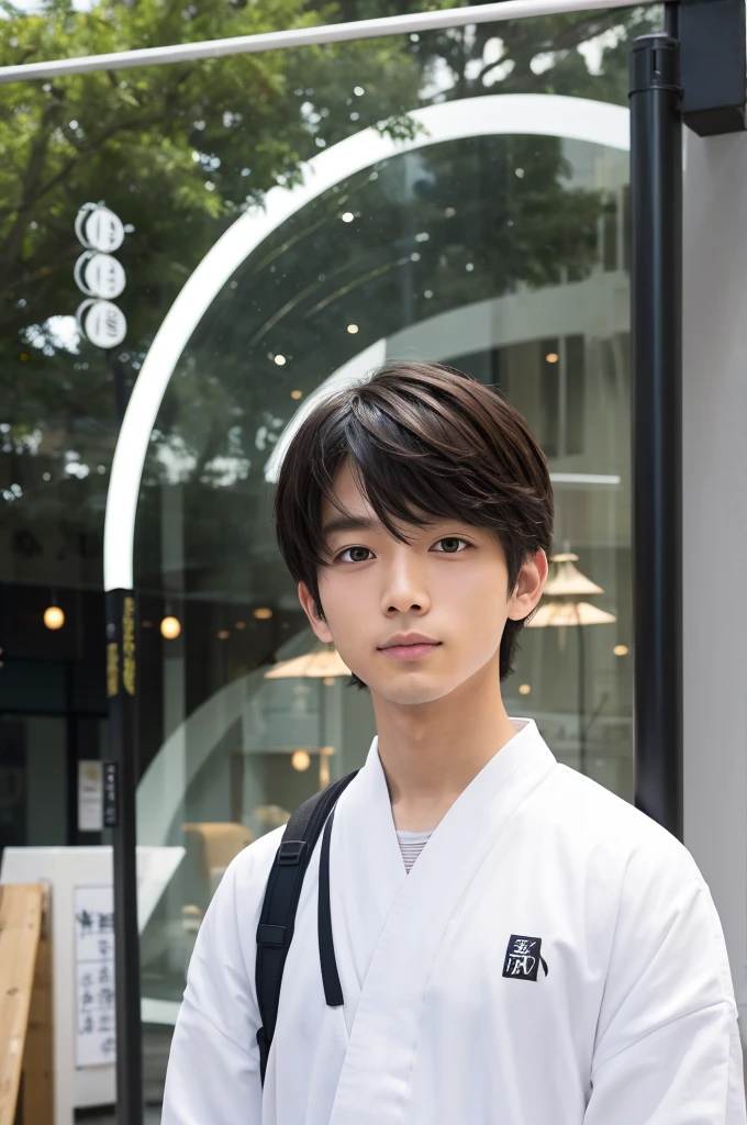 character My name is Shiromaru White and round, cute male human background