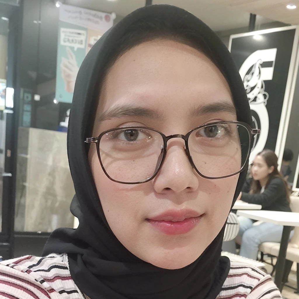 (Best quality, 8k, 32k, Masterpiece, UHD:1.2),Photo of Pretty Japanese hijab woman, large breasts, transparent shirt girl ,face focus,oversized_sweater, necklace, background, from above, looking at viewer, lingering, fetish hijab, hijab star