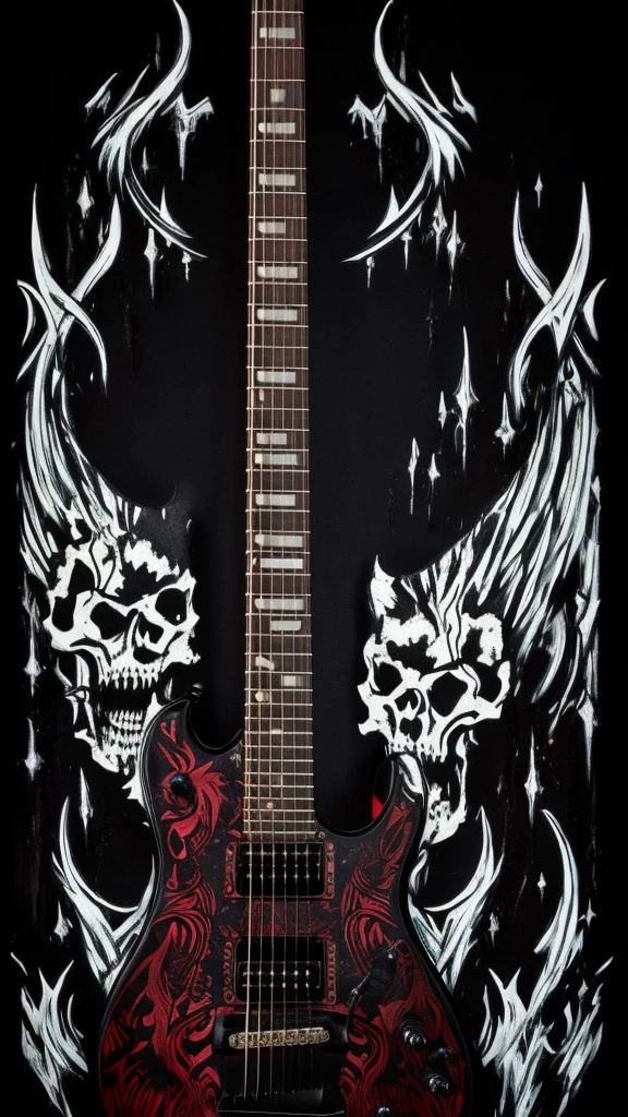 A demonic bones guitar 