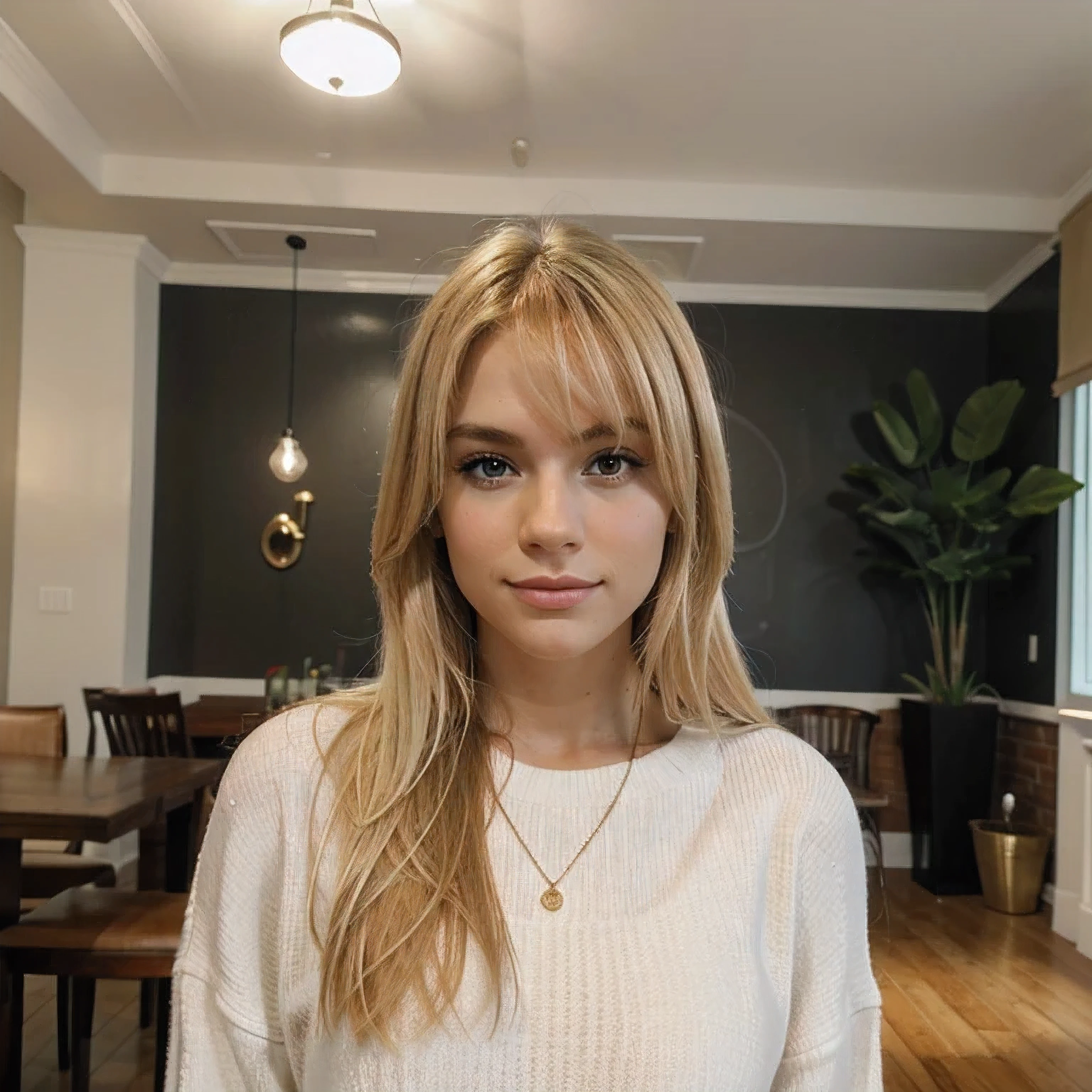 the same but blonde and respecting the decor
