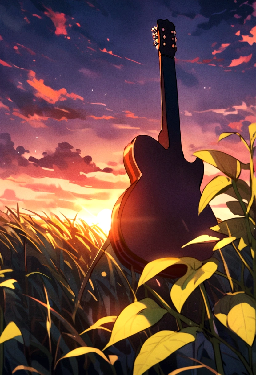 Guitar on the farm