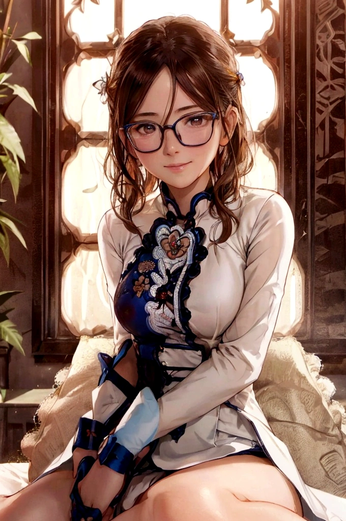 NSFW:1.5,最high quality, high quality, High resolution, high quality texture, high quality shadows, High resolution, Beautiful details, Detailed CG, Detailed Texture, Realistic representation of face, Realistic, colorful, delicate, Cinematic Light, Side light, Lens flare, Ray Tracing, sharp concentrated, (1 Girl,concentrated:1.3), ( Intricate details, compensate, PureErosFaceV1:0.5), (細部まで美しいdelicateな顔, 緻密で美しいdelicateな瞳, Perfect Facial Proportions, Dense skin, Optimal ratio of four fingers to one thumb, Beautiful breasts, Beautiful Hips, Smooth upper abdomen, Tilt,Blue Eyes Glasses Mature Woman Ao dai Halong Bay cruising adventurous journey gaze of love, impregnate me, lips of temptation, A sweet smile, 30 years old, full body figure, sweat,missionary,1boy,penis,lying,vaginal, pov,spread legs,sex pregnancy Never ending sex pregnancyするまで精液中出し