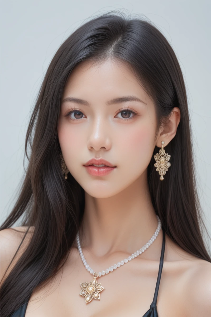 score_9, score_8_superior, score_7_superior,Beautiful woman, 20-year-old,
Black Hair, Long Hair, Wearing a bikini, detailed skin texture and pores ,(Detailed glans) Beautiful mouth and face, Earrings, necklace,