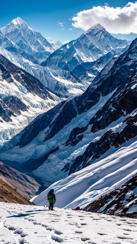 Shaun travels to the Himalayas**: Shaun is mesmerized by the beauty of the snow-capped mountains, and finds a unique peace in the freshness and quietness there.