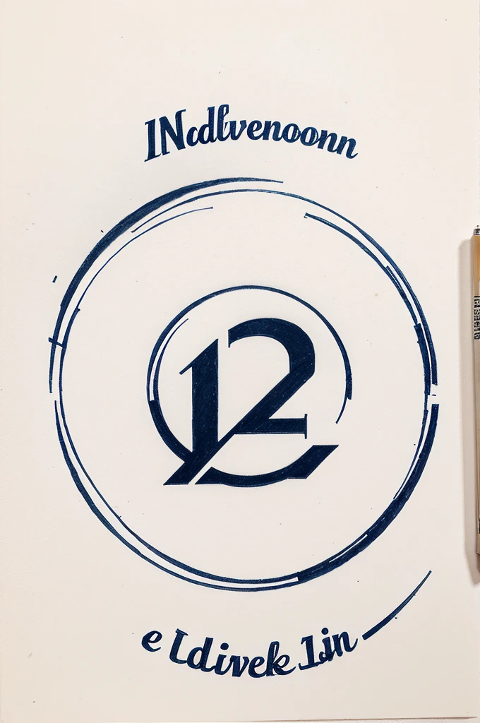 Drawing logo title Alumni Indeks