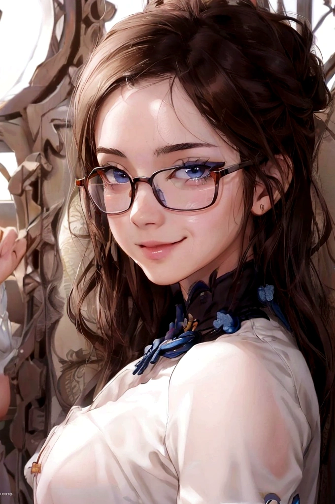 NSFW:1.5,最high quality, high quality, High resolution, high quality texture, high quality shadows, High resolution, Beautiful details, Detailed CG, Detailed Texture, Realistic representation of face, Realistic, colorful, delicate, Cinematic Light, Side light, Lens flare, Ray Tracing, sharp concentrated, (1 Girl,concentrated:1.3), ( Intricate details, compensate, PureErosFaceV1:0.5), (細部まで美しいdelicateな顔, 緻密で美しいdelicateな瞳, Perfect Facial Proportions, Dense skin, Optimal ratio of four fingers to one thumb,  Beautiful breasts, Beautiful Hips, Smooth upper abdomen, Tilt,Blue Eyes　Glasses　Mature Woman　Ao dai Halong Bay　cruising　adventurous journey　gaze of love, impregnate me, lips of temptation, A sweet smile, 30 years old, full body figure, sweat,missionary,1boy,penis,lying,vaginal, pov,spread legs,sex　Pregnant women
