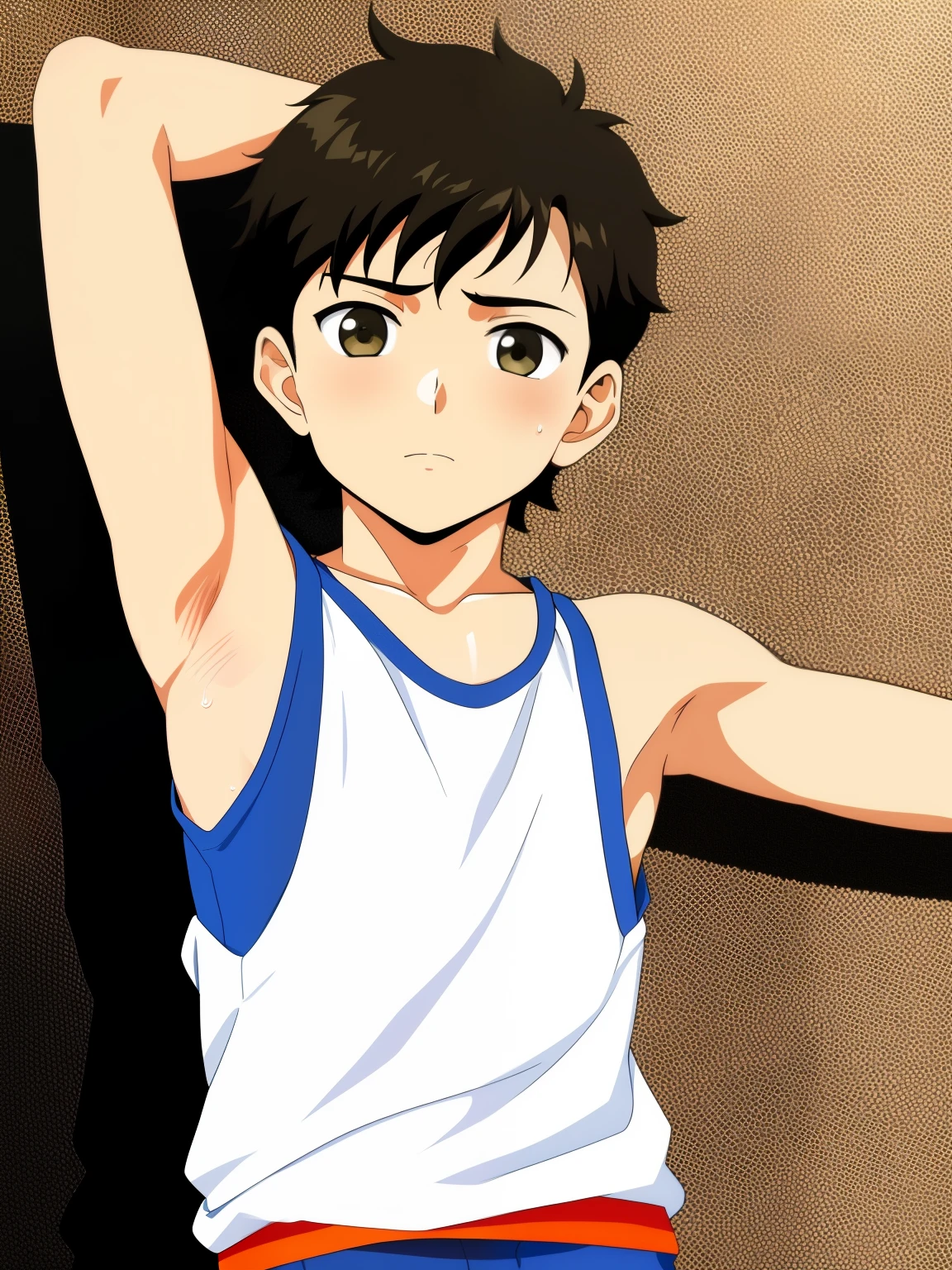 ((sticker design, white background)),  men, short hair, leather jacket, (masterpiece, best quality:1.6), the wind rises, warm, Marrakesh, playing basketball, Boundless, (horror style:1.4), blood,