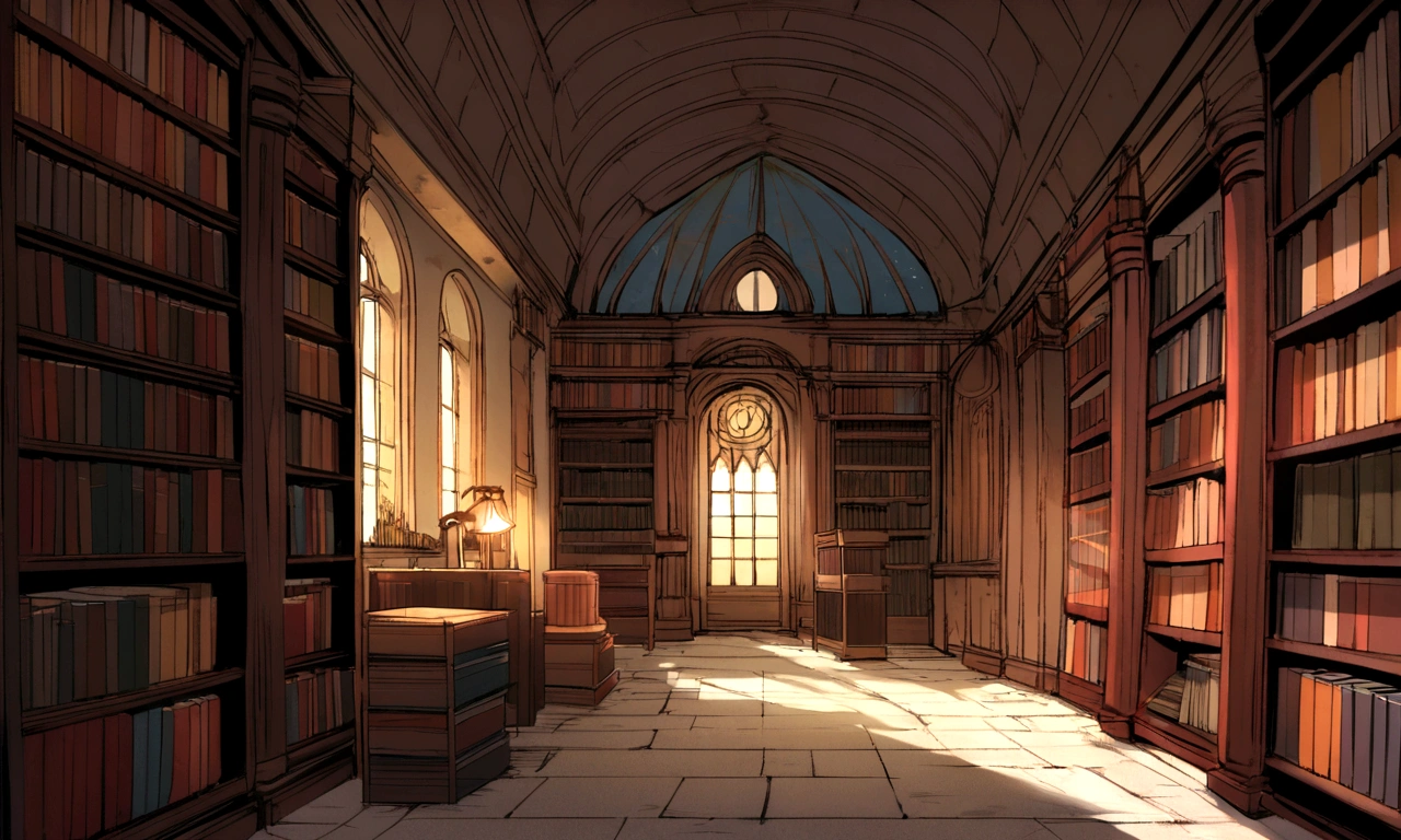 Topic Prompts "A room with a desk and bookshelf, Alchemist library background, library background, Ancient library, Standing in a magical library, Dusty library, Being in a library, Infinite celestial library, Castle library, Dimly lit library, Ruina concept art library, In a dark library, library, Adding context = library, Small library, Old library, Magical library" possible: "Surrounded by ancient documents and dusty volumes. The room exudes mystery and charm., Soft light coming through stained glass windows. Fascinated by the vast amount of knowledge. The library is reminiscent of an alchemist's sanctum, Full of ancient manuscripts, Potion Ingredients, Alchemy Equipment. A bookshelf filled with leather-bound books, The worn spine speaks of the wisdom of the years. The walls are decorated with elaborate tapestries,Drawings of mythical creatures and celestial bodies. The atmosphere was solemn and solemn., It's as if time itself is holding its breath within the walls.. Extremely detailed down to the last detail, Realistic quality, Capture the texture of the weathered page and the flickering flame of a candle. The overall color palette is rich and warm., Deep reddish, Arcee Brown, Golden decoration. The lighting casts a gentle shadow, This masterpiece reveals the intricacies of the room.、It takes the audience into a realm of magic and knowledge., inviting them to delve into the secrets that lie within the boundless shelves of the library."