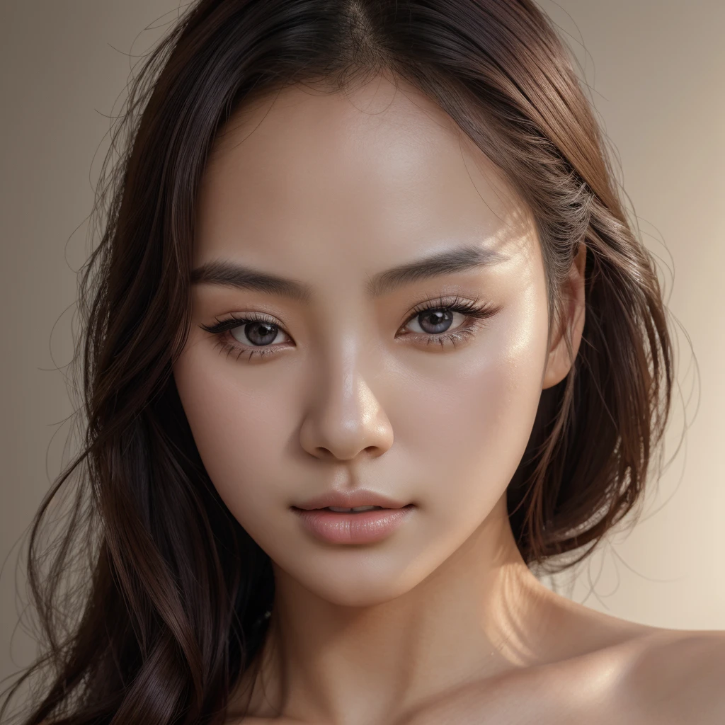 A beautiful Korean girl, (best quality,4k,8k,highres,masterpiece:1.2),ultra-detailed,(realistic,photorealistic,photo-realistic:1.37), highly detailed face, beautiful eyes, nose, lips, long eyelashes, flawless skin, fully nude, photorealistic, studio lighting, professional photography, vivid colors, cinematic, sensual, alluring, elegant, graceful,showing pussy