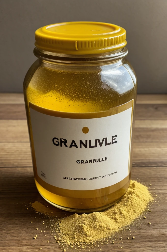 Image of grainy granular thick GHEE 