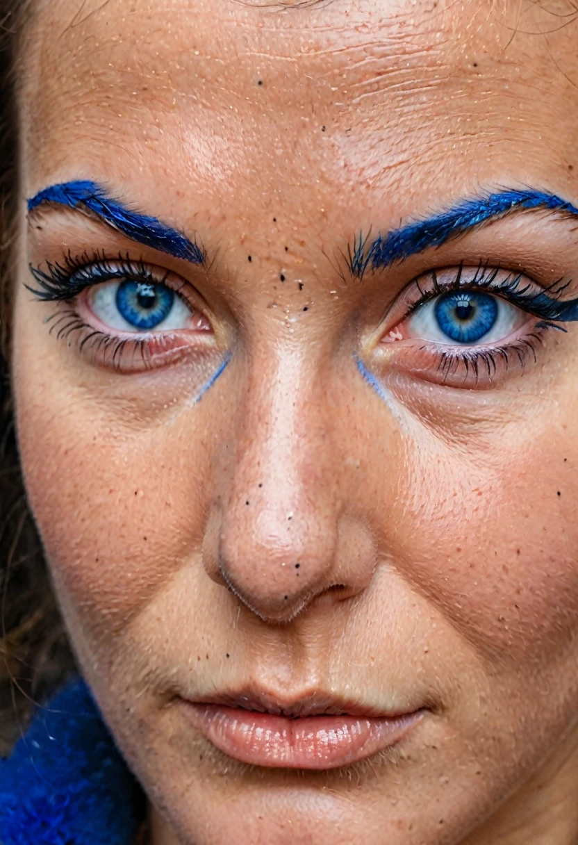 la photographie, rue de la ville, yeux bleus, (petit nez:2), eye-liner, mascara, photo portrait d'une jeune femme vêtue de vêtements sombres, sunny, day light, Brouillard, Fujifilm XT3, Canon R5, Fujicolor Fujichrome Velvia 100