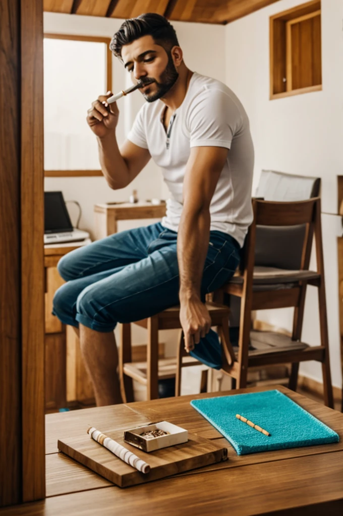 Crear un cigarro en una casa