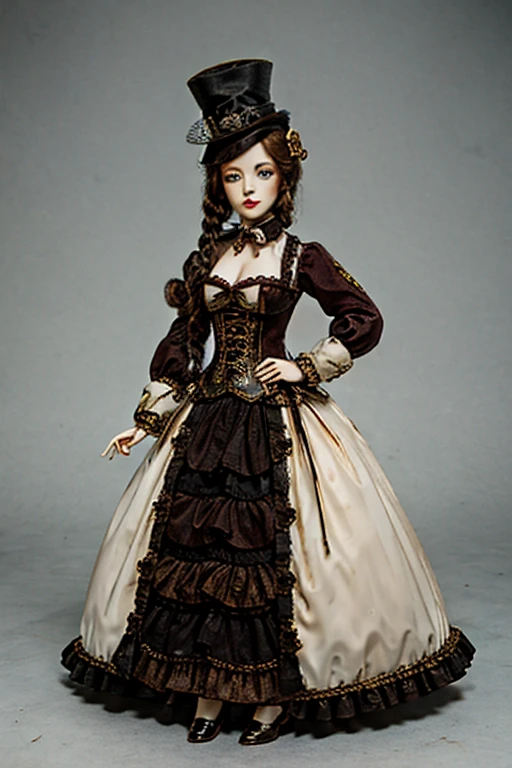 Steampunk animated porcelain doll