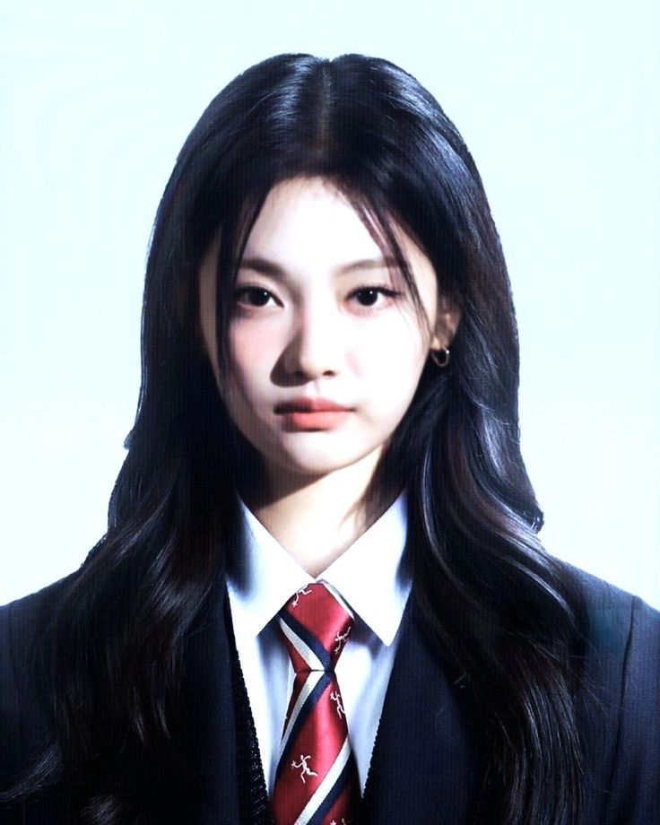 there is a woman in a suit and tie posing for a picture,portrait of female korean idol,