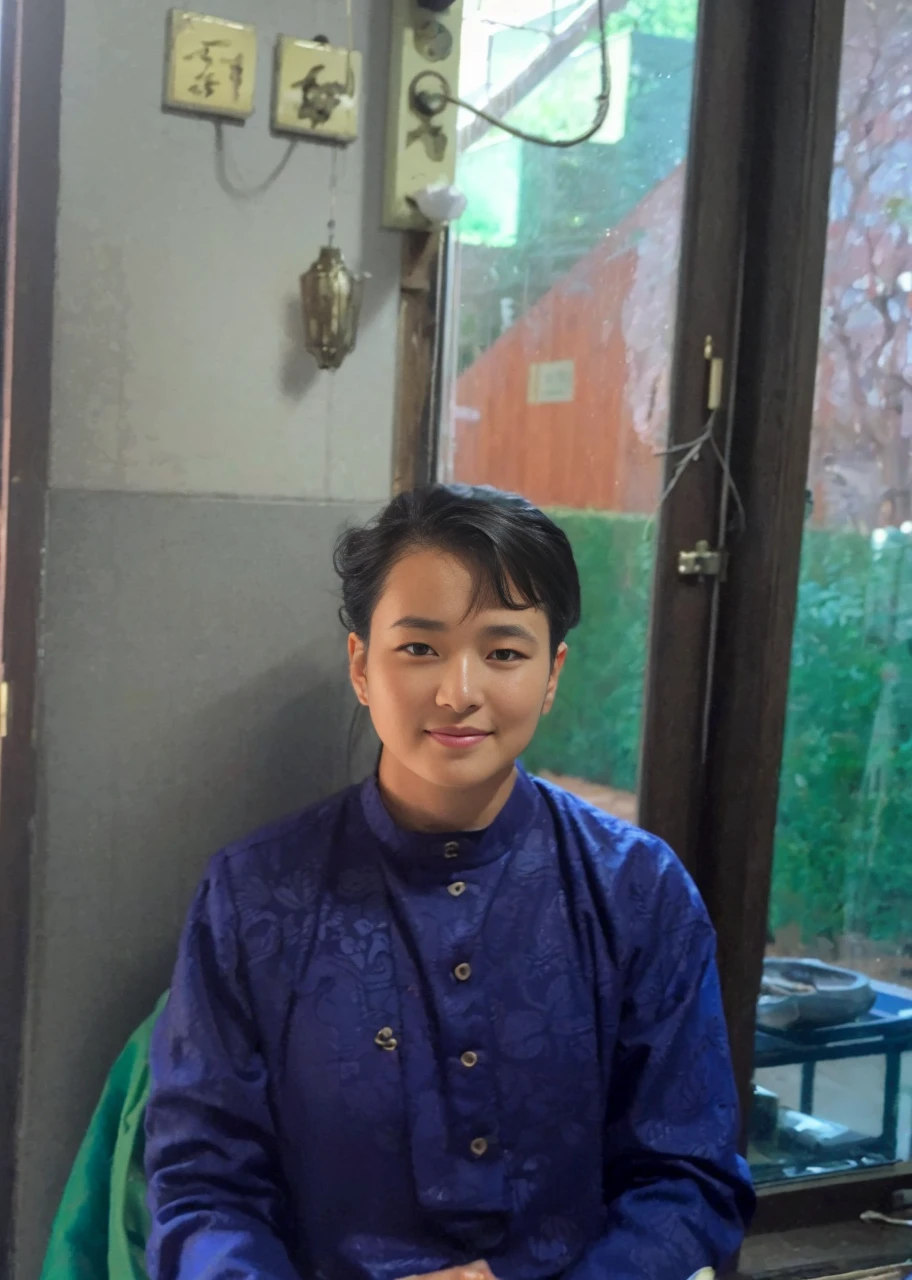 (8k, highest quality, ultra detailed:1.37), (Eriko), 18yo, (a Japanese tea ceremony enthusiast), enjoys a traditional tea gathering in an elegant tea house. She wears a beautiful Kimono, showcasing her appreciation for Japanese culture. The high-resolution image captures ultra-detailed realism, emphasizing Eriko's captivating eyes, flawless complexion, and her serene expression while enjoying the tea. The meticulously crafted tea house, with its intricate details and peaceful ambiance, adds to the authenticity of the scene, showcasing Eriko's passion for the art of tea.