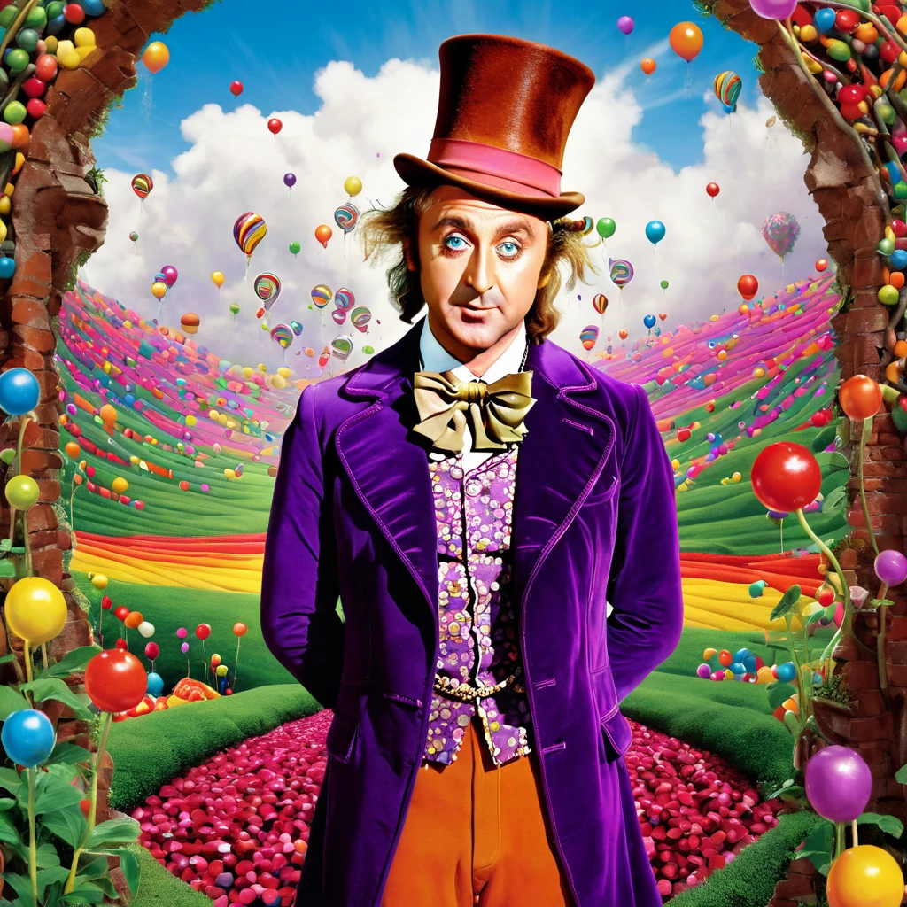arte surrealismo Willy Wonka