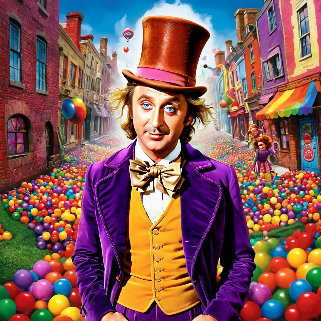arte surrealismo Willy Wonka