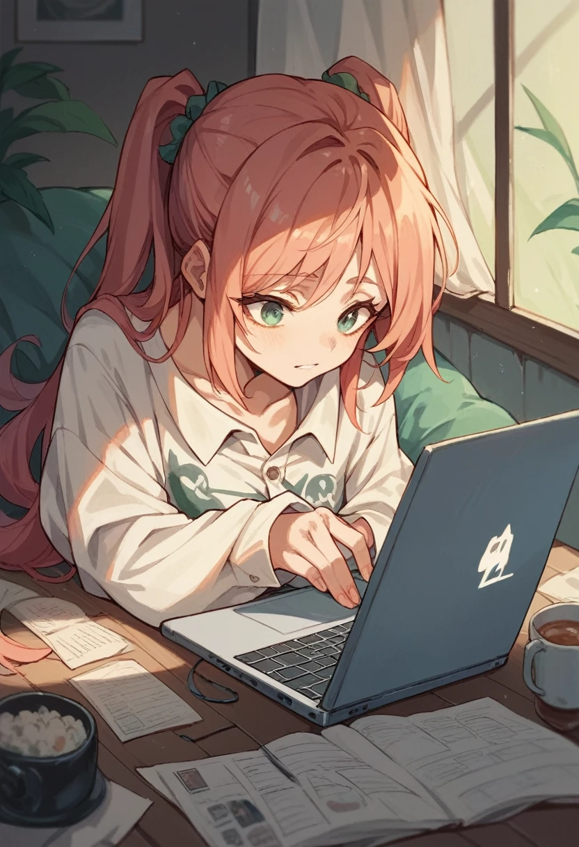 com o laptop na praia