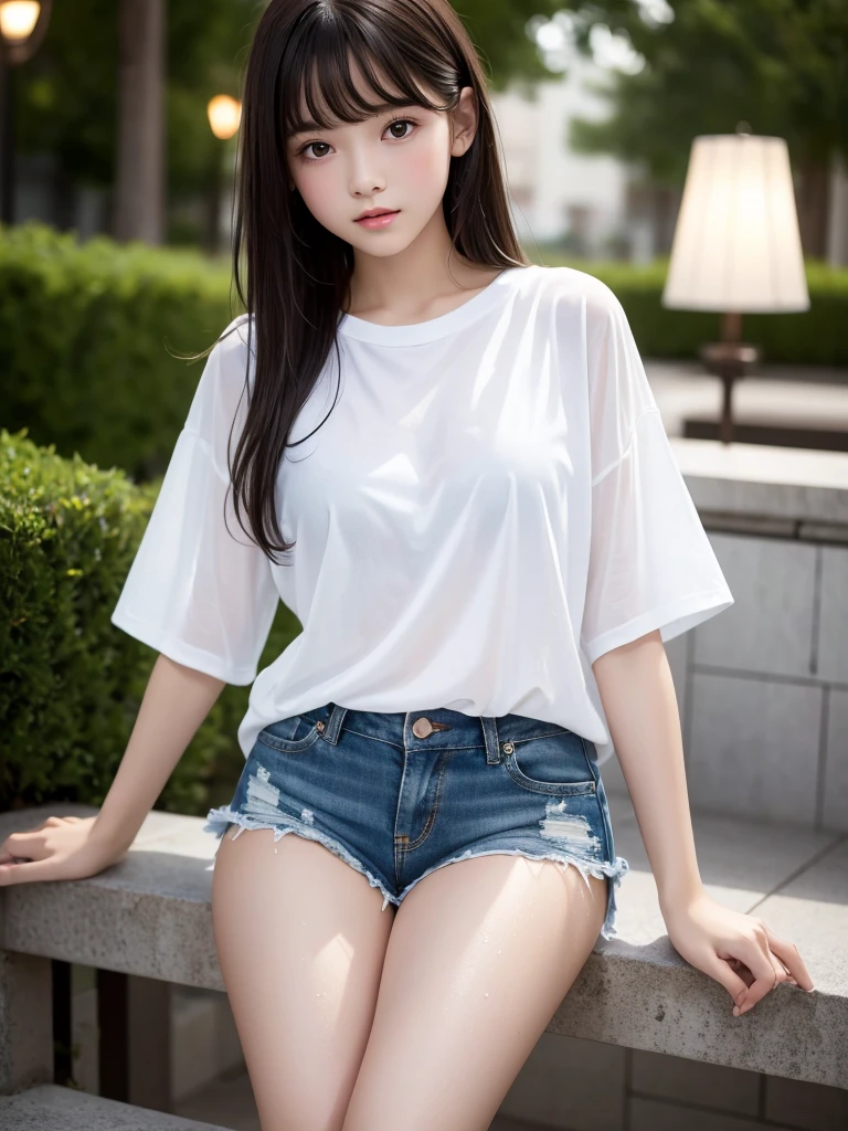 Beautiful Girl、college aged、Spread your legs、See-through clothing、