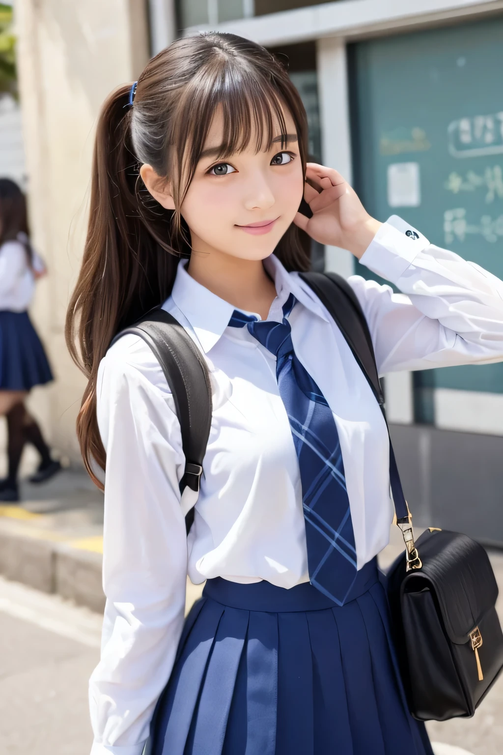School、high school girl、Outstanding style