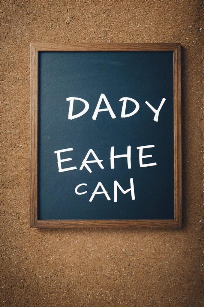 dad written in excrement