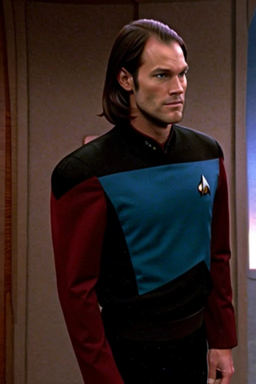 Jared Padalecki: Red Star Trek uniform: